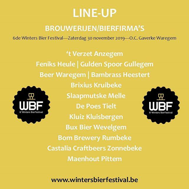 Winters Bierfestival 6 - Line-up