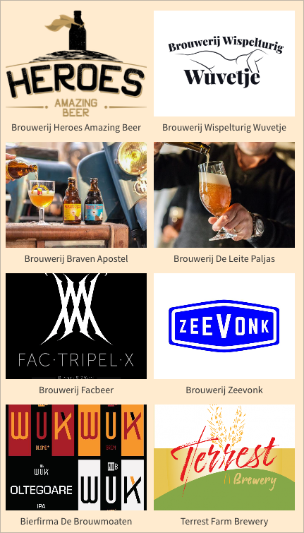 Bier aan zee 2025 - brouwers